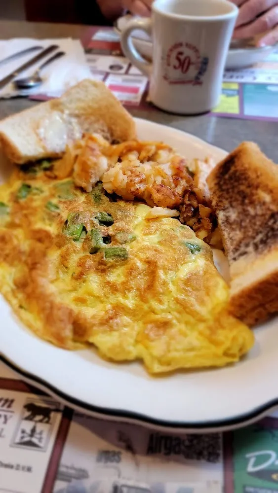 Asparagus & Cheese Omelette