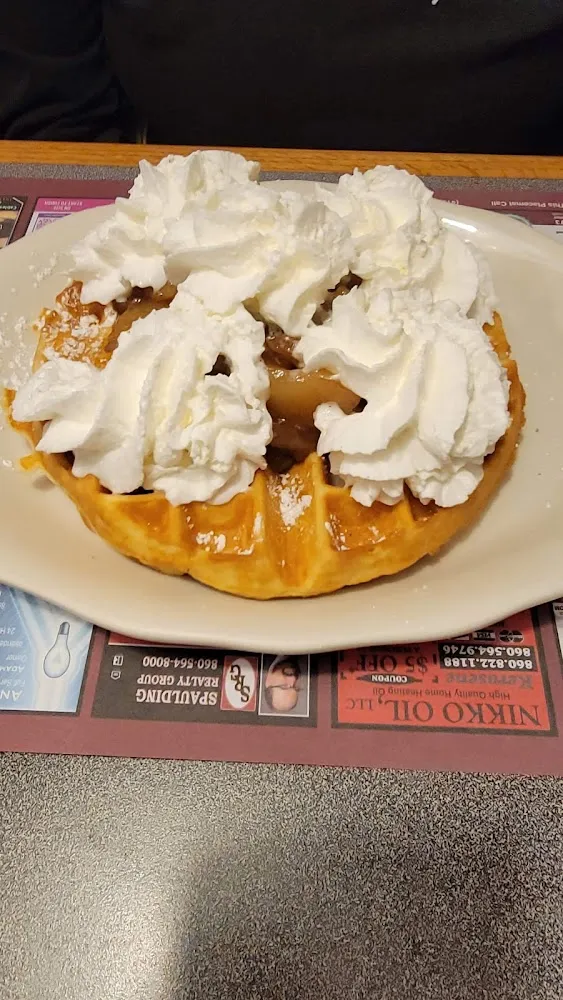 Belgian Waffle Topped